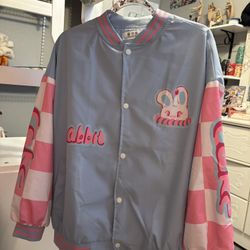 Cute Pastel Goth Harajuku Kawaii Varsity Jacket (one size)