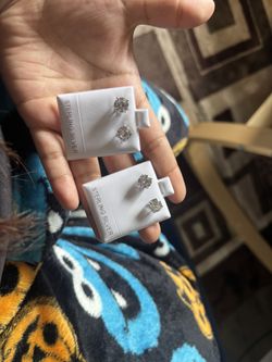 Men Earrings Sliver