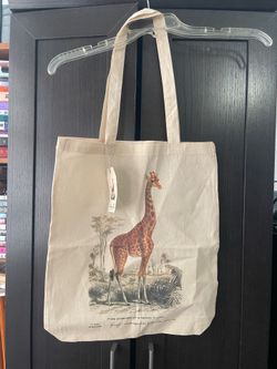 Sköna Ting Giraffe vintage-style art tote bag
