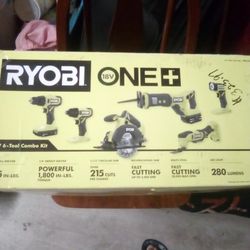 Ryobi 6-tool Combo Kit