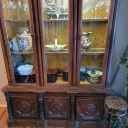 China Cabinet Vintage 70's 