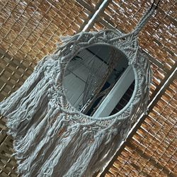 BRAND NEW! MACRAME MIRROR HANGING 