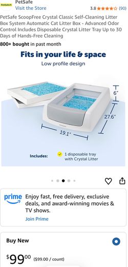 Petsafe self cleaner litter box