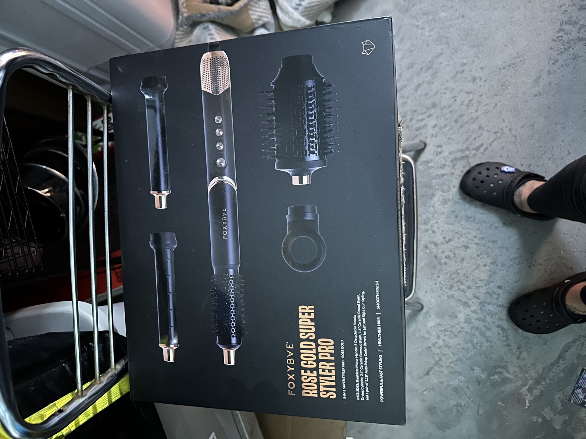 FOXYBVE ROSE GOLD SUPER STYLER PRO 5-IN-1 SUPER STYLER PRO - ROSE GOLD