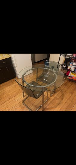 Glass Dining Table With Chairs