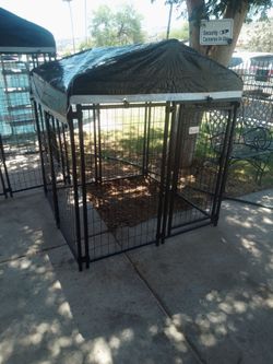 Dog kennel 4 ft x 4 ft x 5 ft tall