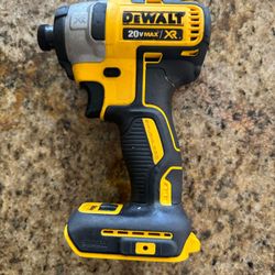 Dewalt 20V MAX XR Impact Driver, Brushless, 1/4",  (used)(tool only)