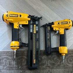 Dewalt nail guns  (pair)