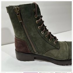 Ugg Green Brown Leather Boots 