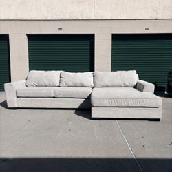 Oversized Chaise Sectional-Living Spaces 🛻Delivery Available🛻