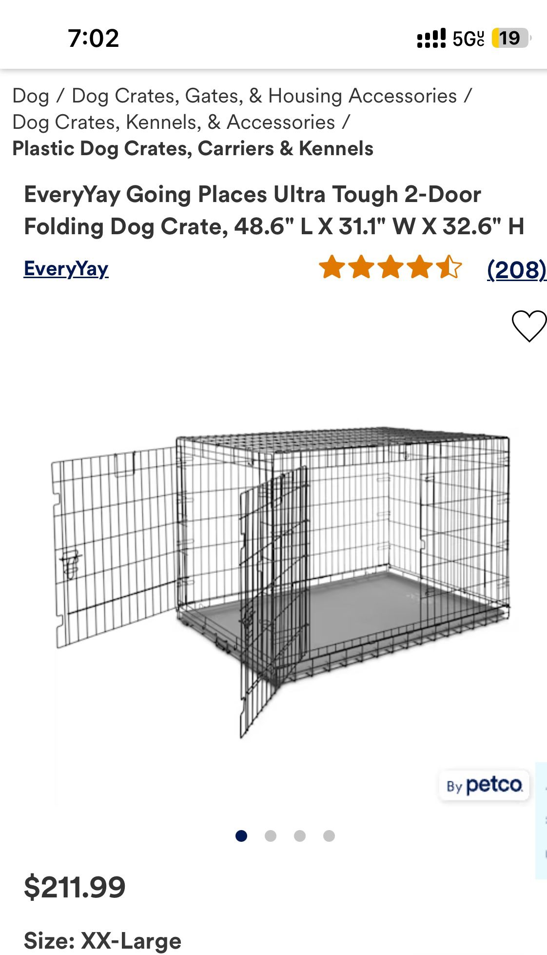 Every Yay dog crate XXL