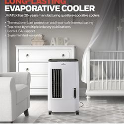 Honeywell 176 CFM Indoor Portable Evaporative Air Cooler with Fan