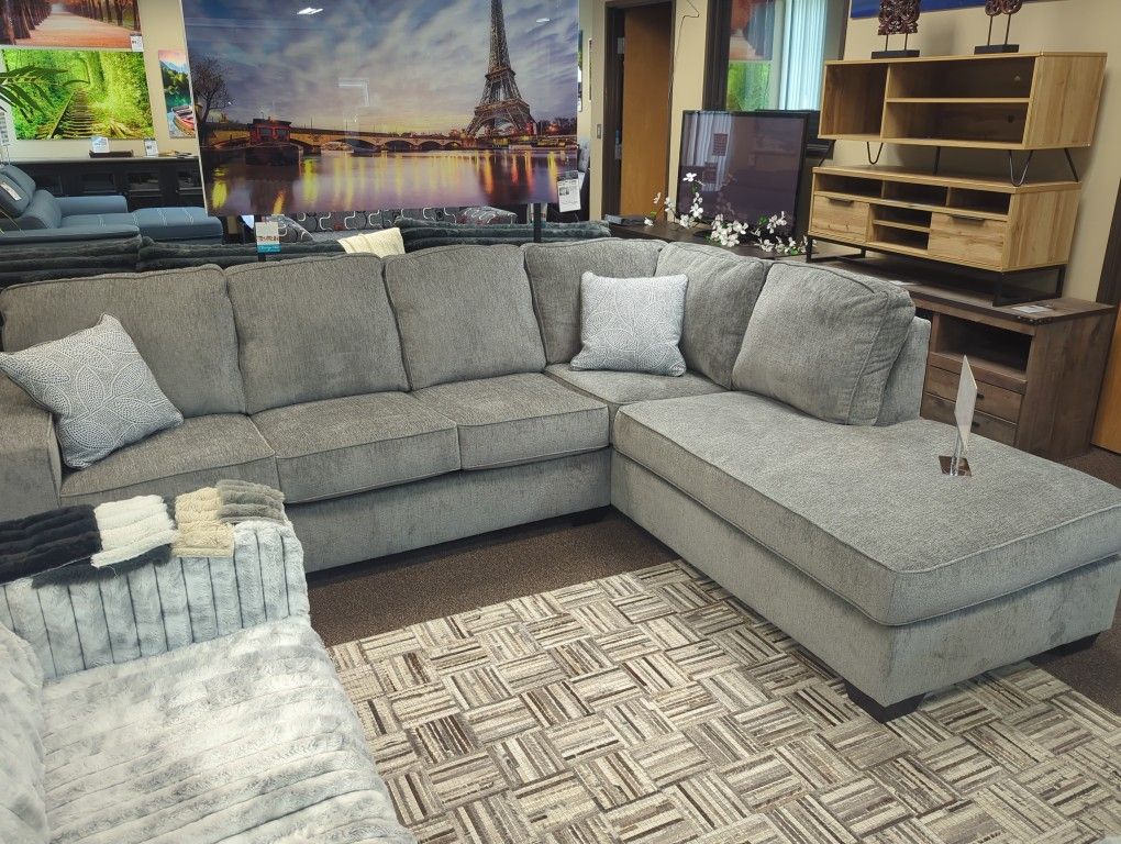 NEW Gray Sectional Sofa