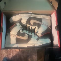 nike dunk hi retro se baroque brown 