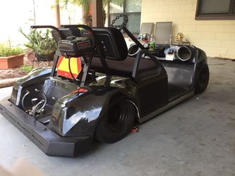 Custom Lowrider golf cart with air bags for Sale in Orlando FL OfferUp