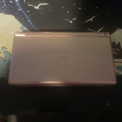 Nintendo DS Lite- Rose Gold/Pink No Power Cord 