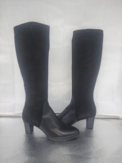 Black Suede Italian Boots