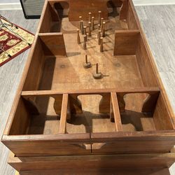 Old Handmade Skittles Game