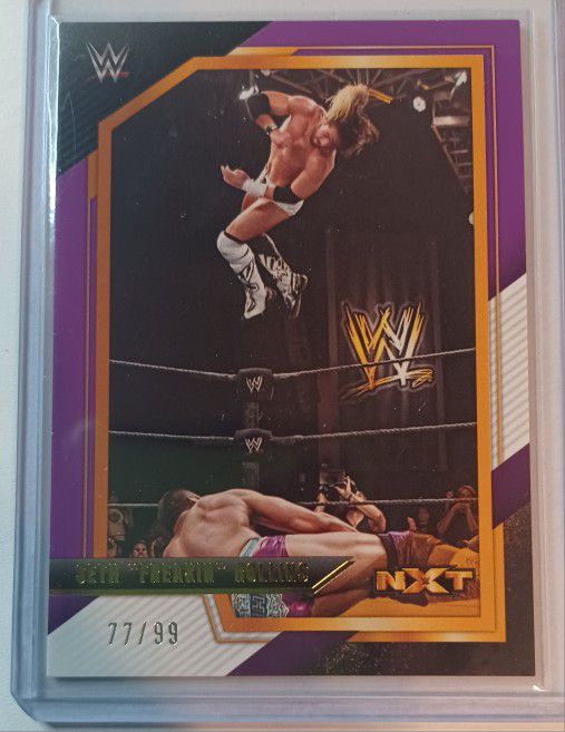 Seth Freaking Rollins 77/99 WWE NXT WRESTLING PRO card  Insert 