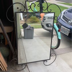 Iron Frame Mirror