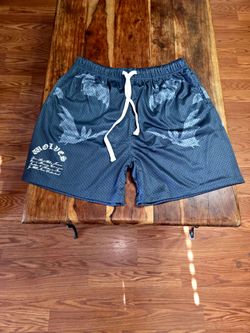 Darc Sport Men's Blue Athletic Mesh Shorts