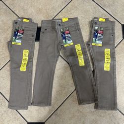Kids Brand New Size 4 Levi Jeans Khaki $25 FOR ALL 