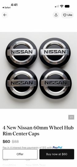 60mm center wheel caps