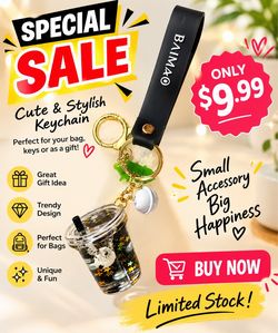 Baimao Bubble Tea Cup Keychain