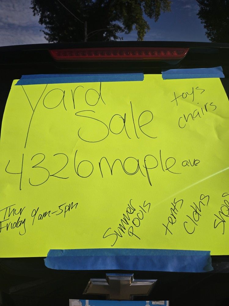 Yard Sale