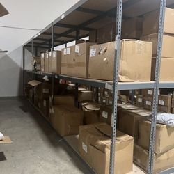 Racks 96 in Wx 24 in D Warehouse Storage Rack Shelves Similar To Uline Delivery Available