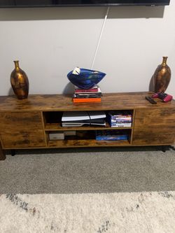 Rustic Wood TV Stand
