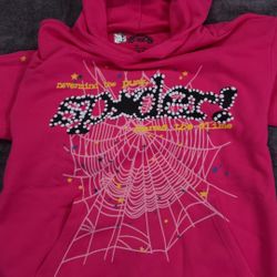Sp5der hoodie “P*NK” V2