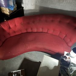 Curved Frame Sofa 8’ - Need Out ASAP