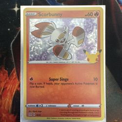 Scorbunny [Holo] #16 Pokemon McDonalds 2021  