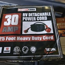 25ft 30A Heavy Duty Power Cord Valterra