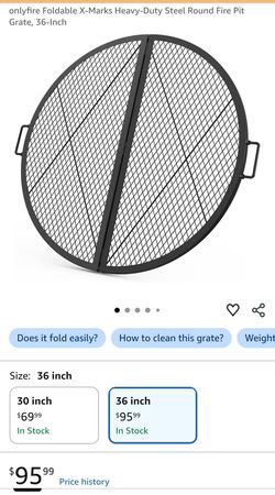 Fire pit Grill grate 36 inches