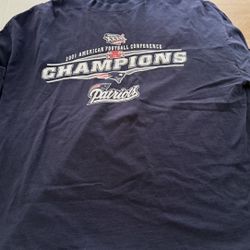 Vintage 2001 New England Patriots AFC Champions T-Shirt