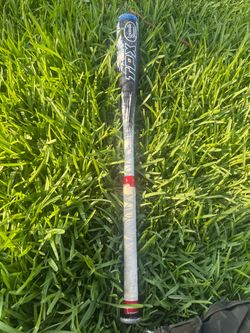 27/14 Louisville Slugger TPX Warrior Black White Blue Baseball Bat USSSA