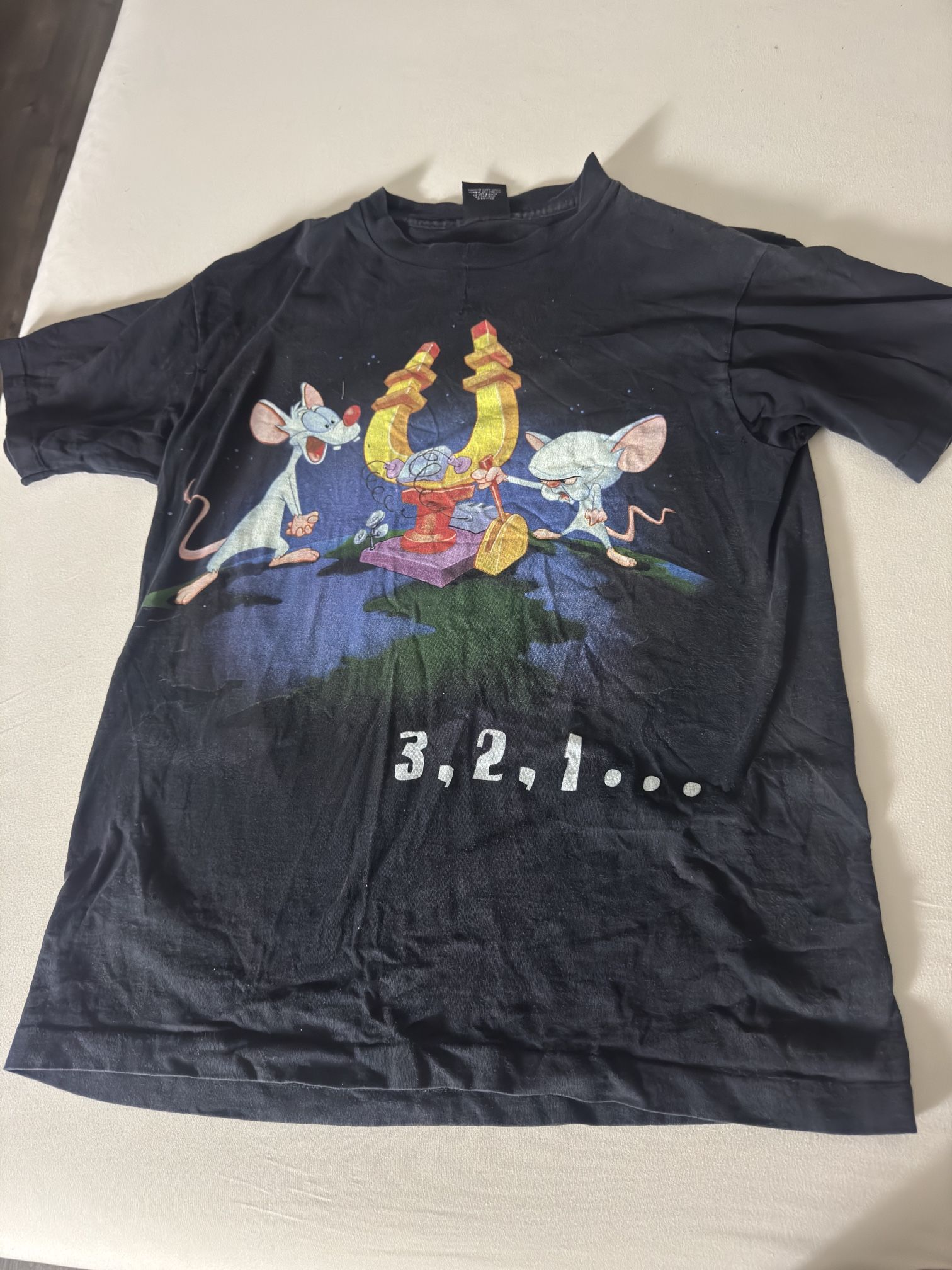 1994 Pinky And The Brain Promo Tshirt