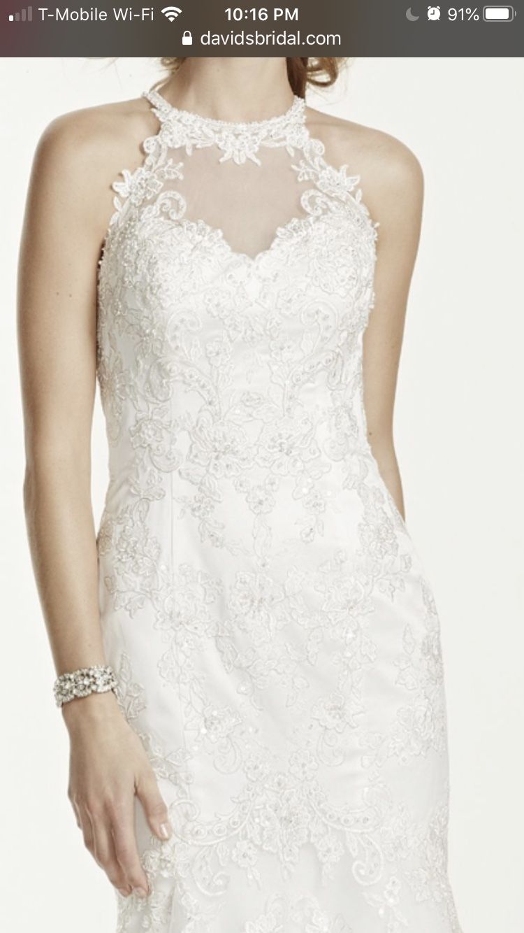 chinese dress ladies Beautiful A-Line Jewel Neck Tulle Lace Wedding Dresses with Appliques   Suzhoudress