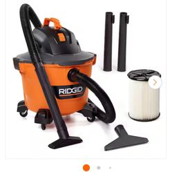 RIDGID 9 Gal. 4.25 Peak HP NXT Shop Vacuum Wet Dry Vac with General Debris Filter, Locking Hose and Attachments HD09001