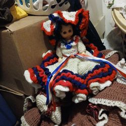 Hand Crocheted Doll