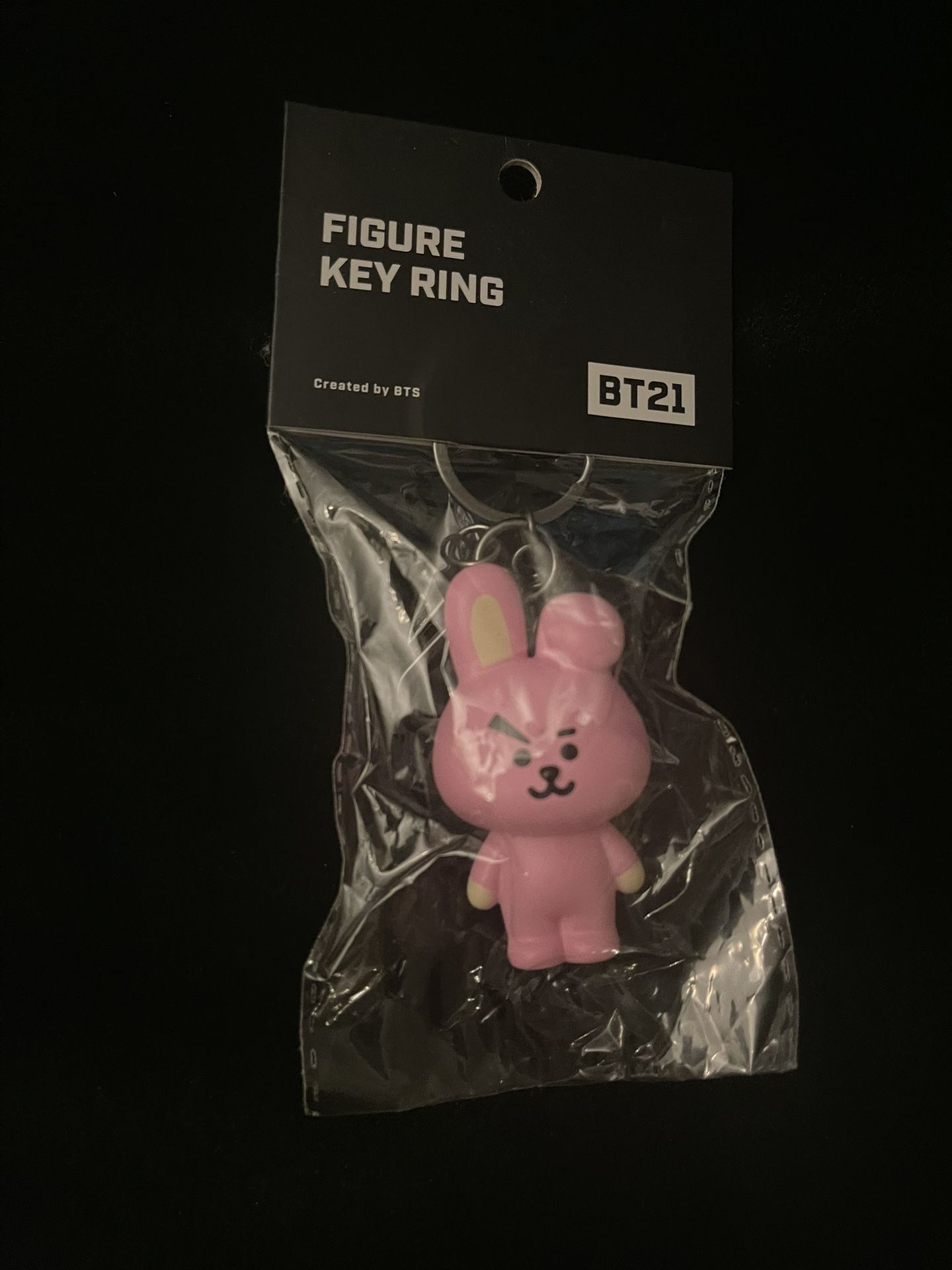 BTS BT21 Official Line Friends Cooky Figure Key Ring