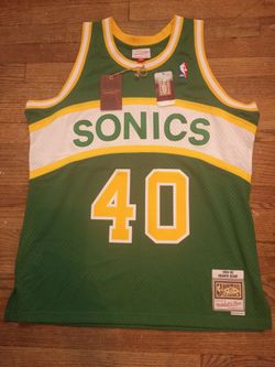 BRANDNEW OFFICIAL MITCHELL AND NESS SHAWN KEMP JERSEY HARDWOOD CLASSICS ED. SZ.XL $85