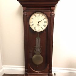 Howard Miller Dual Chime Pendulum Wall Clock