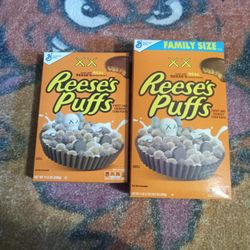 Kaws Reeses Puffs Cereal (Not For Human Consumption)