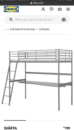 Ikea Twin Loft Bed W Desk For Sale In San Leon Tx Offerup