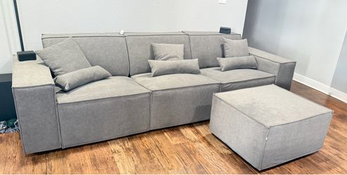 Povison Sofa with Ottoman