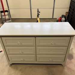 6 Drawer Grey Dresser