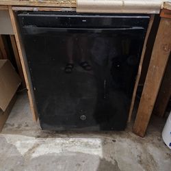 GE Black Dishwasher